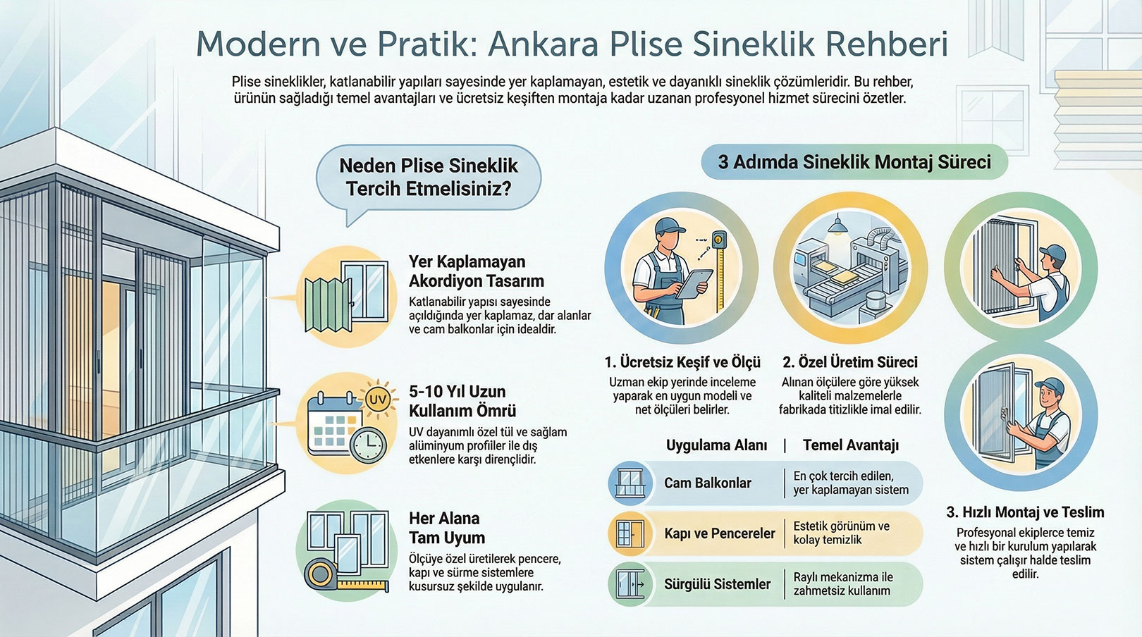 Plise sineklik Ankara için modern katlanabilir plise sineklik modelleri